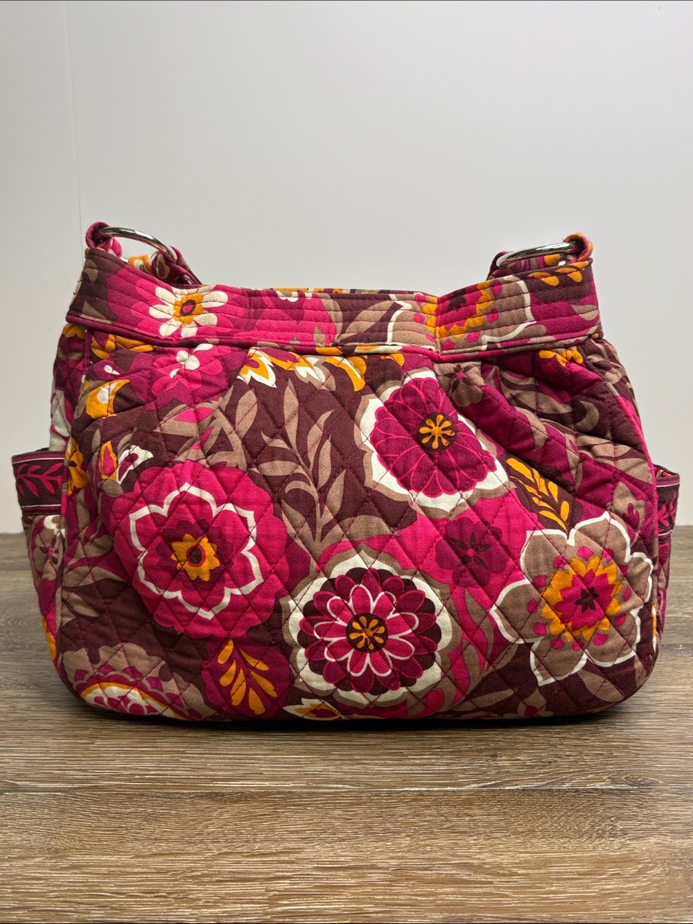 Vera Bradley Carnaby Floral Quilted Shoulder Bag Tote
